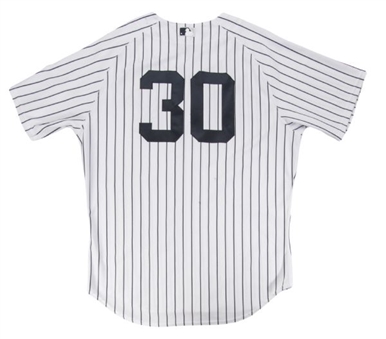 2013 David Robertson Game Worn New York Yankees Home Jersey With Rivera Retirement Patch (MLB AUth)